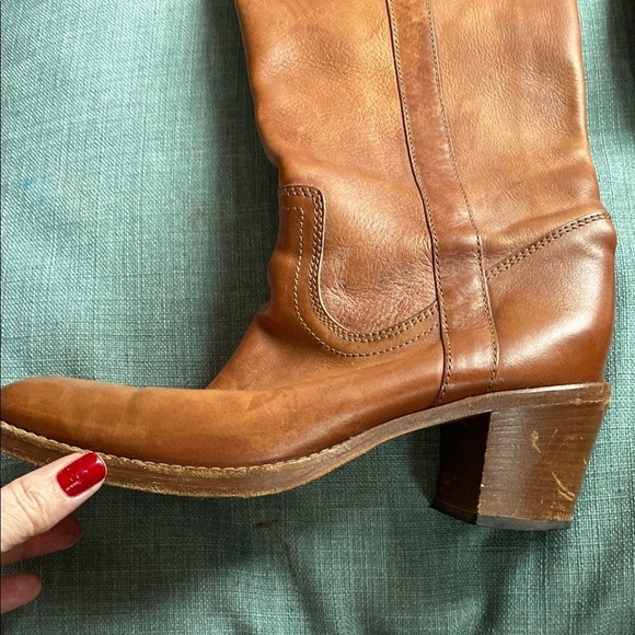 Vintage Ralph Lauren collection brown leather boots​​​​ - Picture 3 of 10